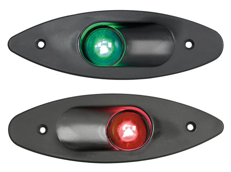 Built-in ABS navigation light red/black