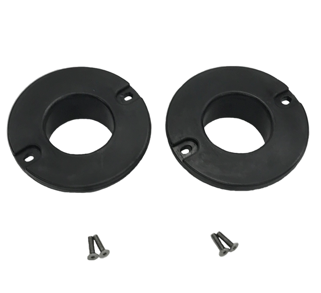 JetPort pipe sleeve 3" black (2pcs)