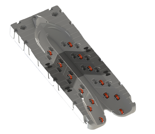 JetPort Flexi module medium, grey