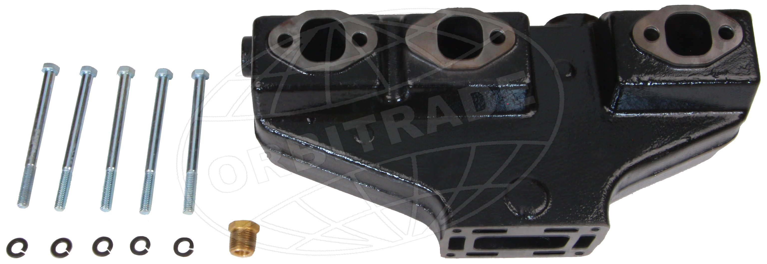 Orbitrade exhaust manifold
