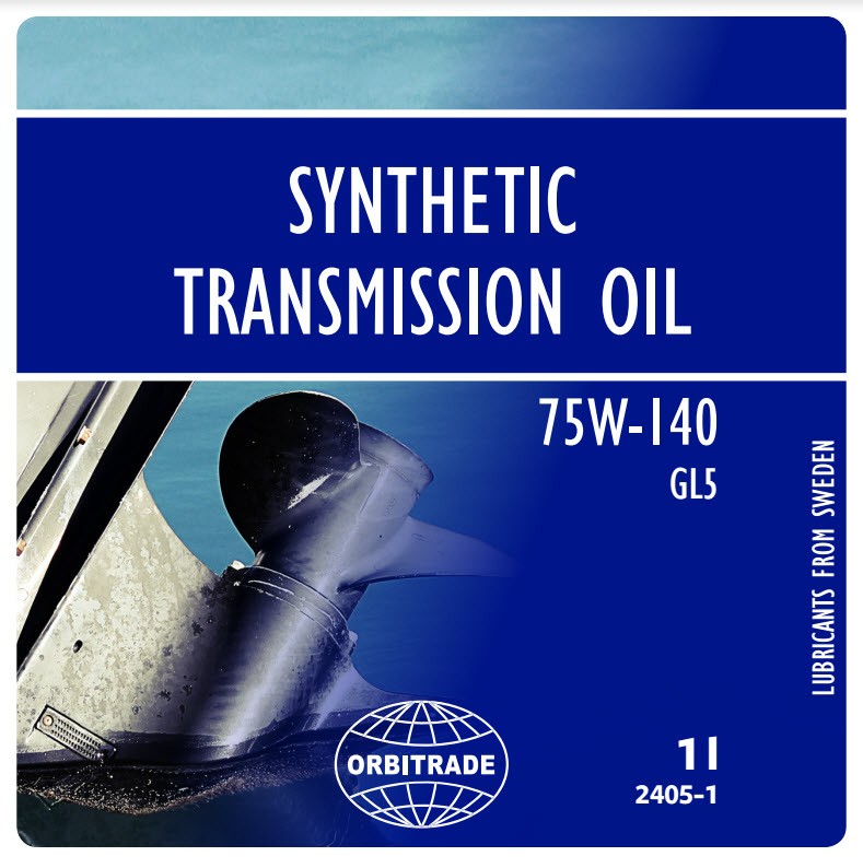 Orbitrade Gearcase oil synthetic 75w140.5L