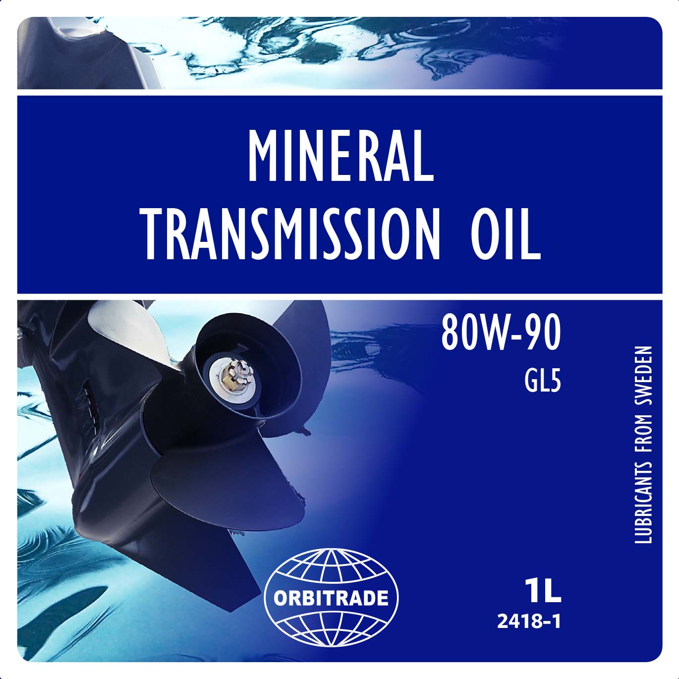 Orbitrade Gear oil mineral 80W-90 210L