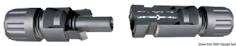 Connectors IP67 M + F for solar panels