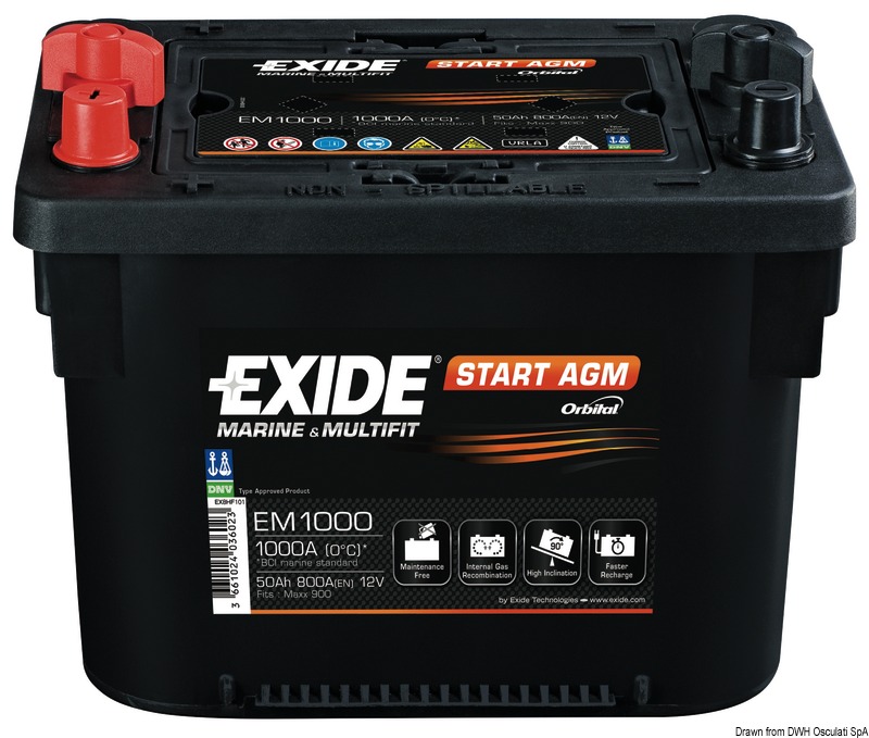 Exide Maxxima starting battery