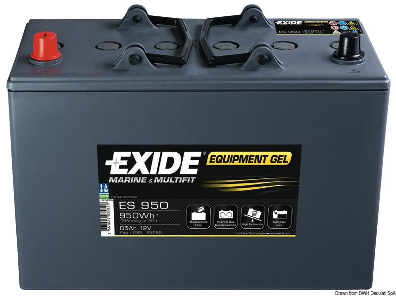 Exide Gel battery 85 Ah