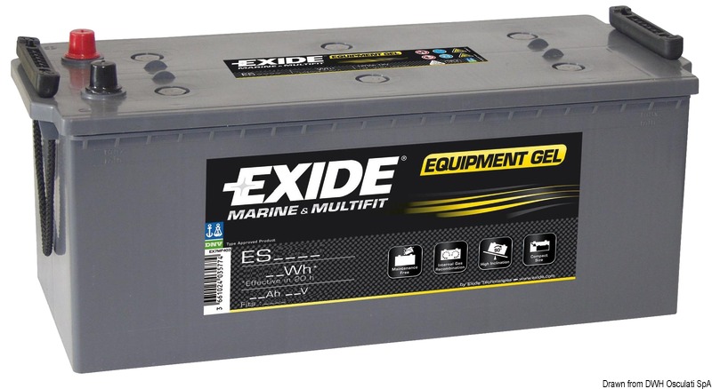 Exide Gel battery 210 Ah