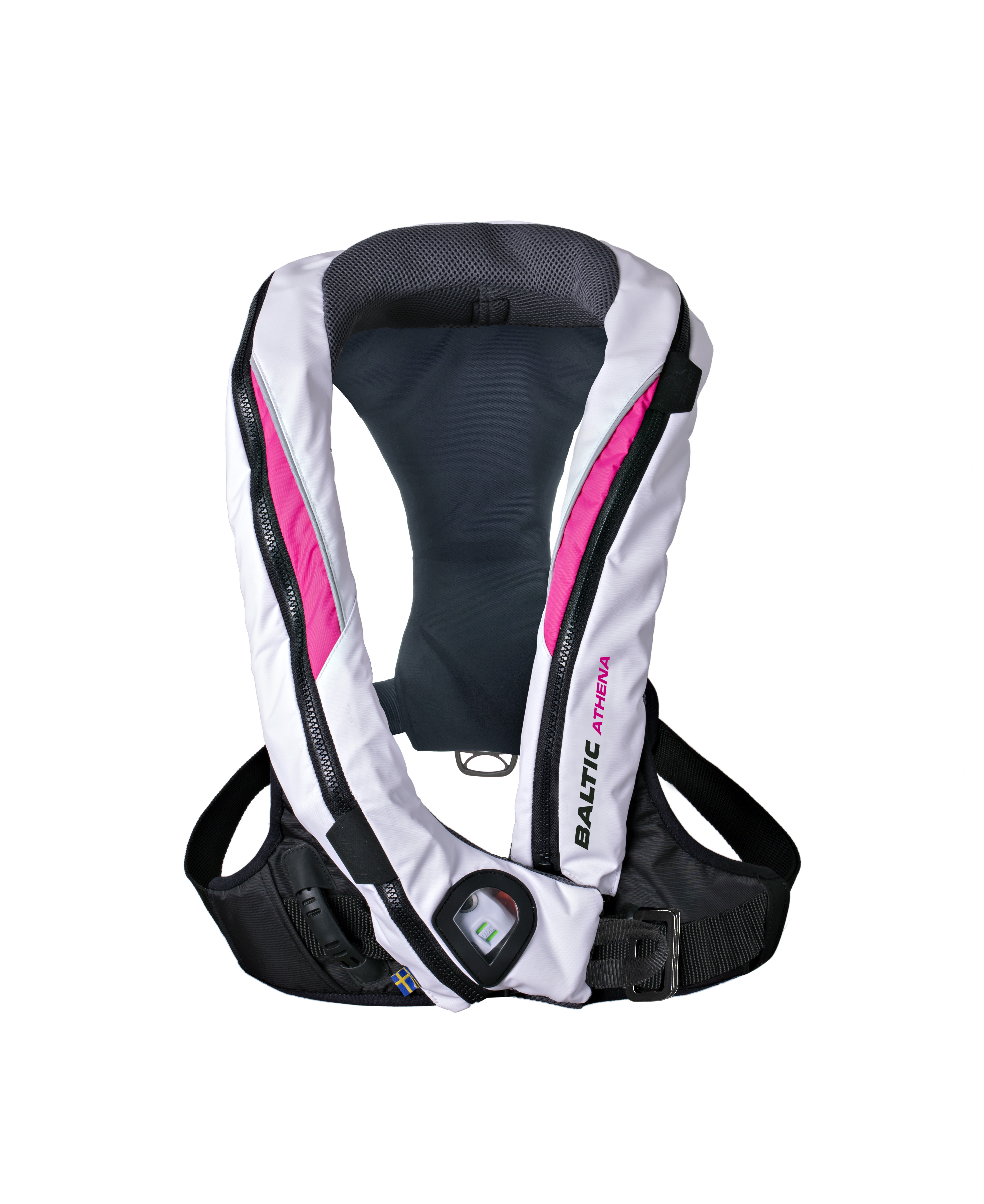 Baltic Athena 165 harness auto inflatable lifejacket white/pink 40-120kg
