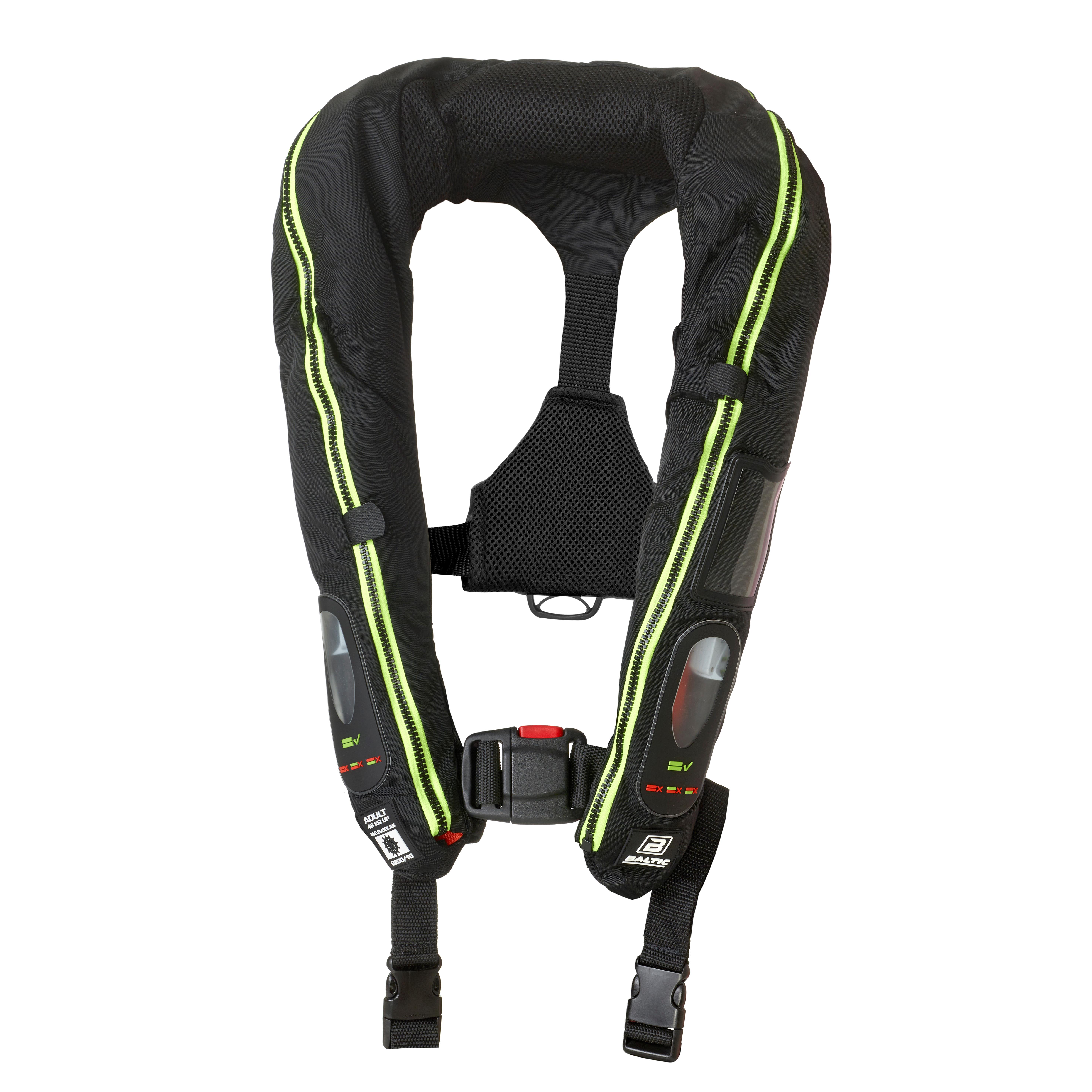 Baltic Legend 165 M.E.D./SOLAS auto inflatable lifejacket black 43+kg