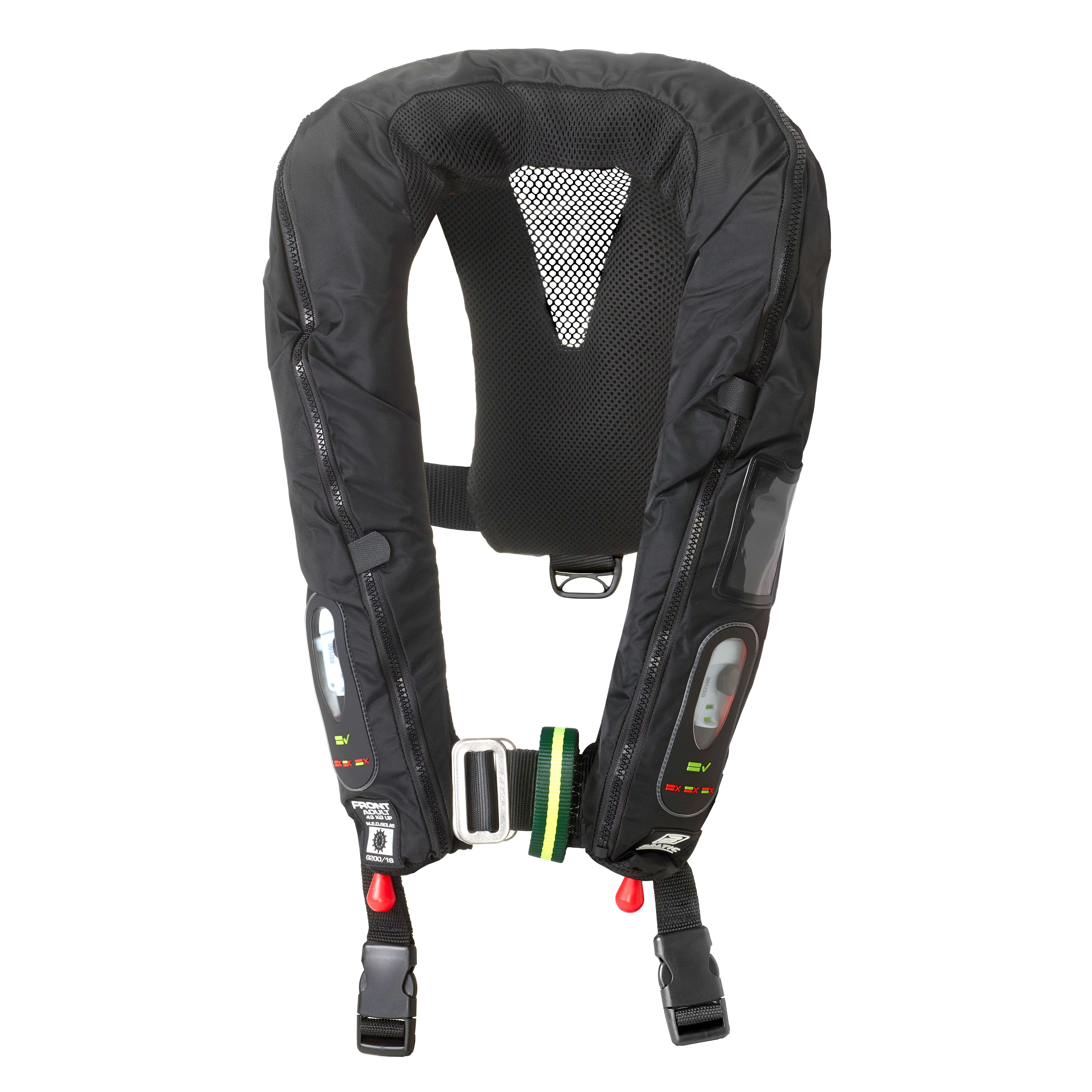 Baltic Legend 305 M.E.D./SOLAS harness ilmatäytteinen pelastusliivi musta 43+kg