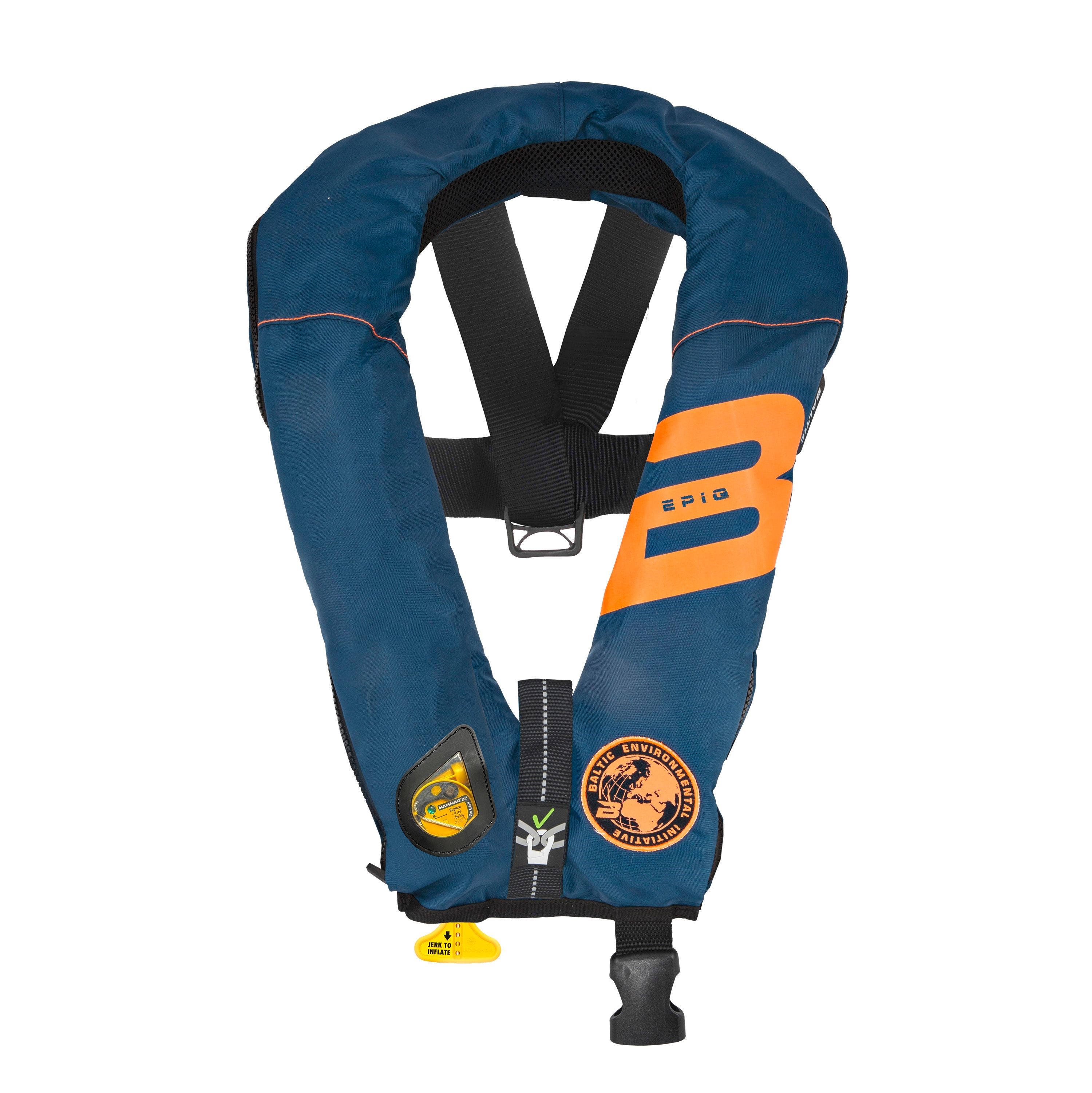 Baltic Epiq 165 hammar inflatable lifejacket navy 40-150kg