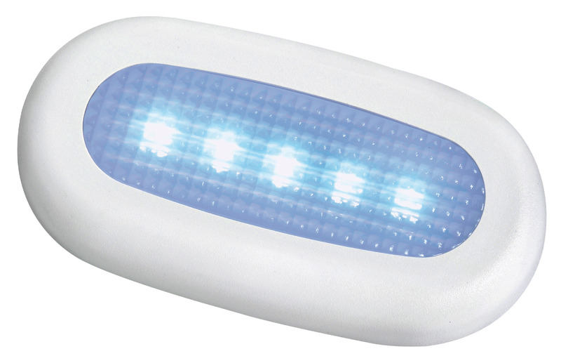 Watertight 5-led blue courtesy light