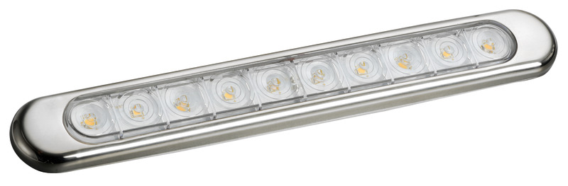 Free-standing LED light fixture AISI316