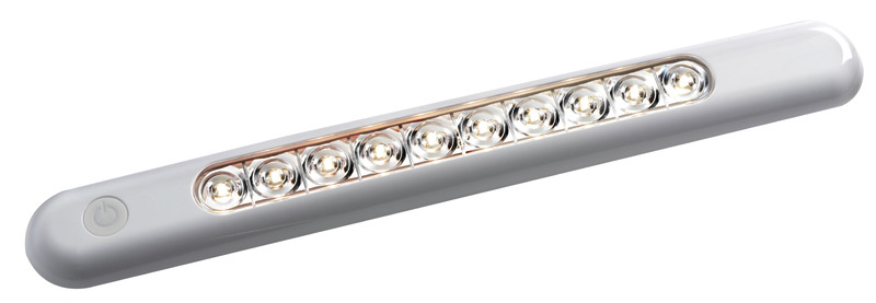 Free-standing LED light fixture white310x40x11.5mm