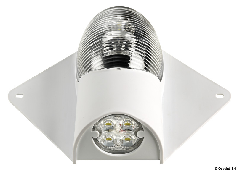 Navigation and deck LED-light 12/24 V white body