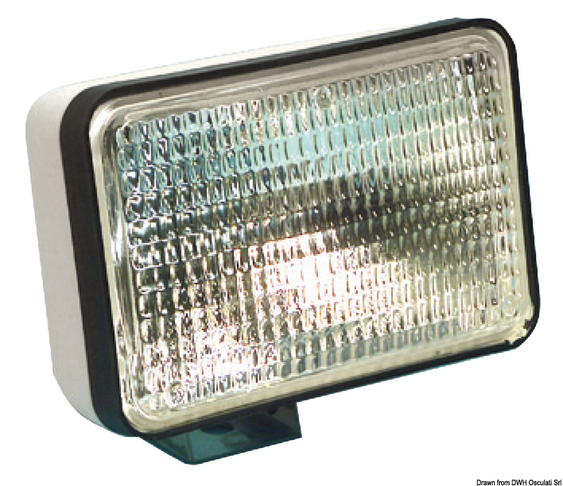 Sealed Beam watertight halogen light 152 mm