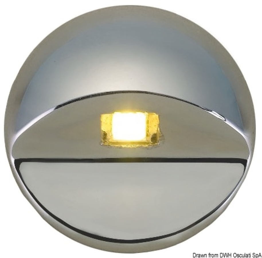 Alcor ambient blue LED light - stainless steel