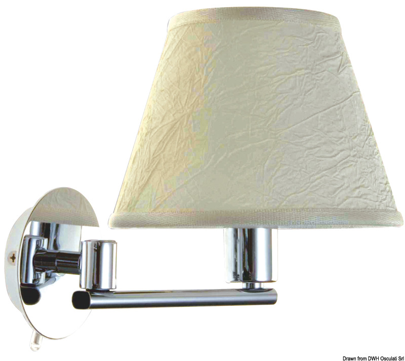 Maia articulated spotlight chromed brass