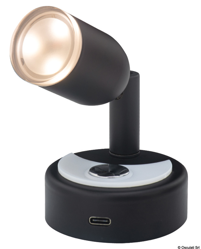 LED spotlight black