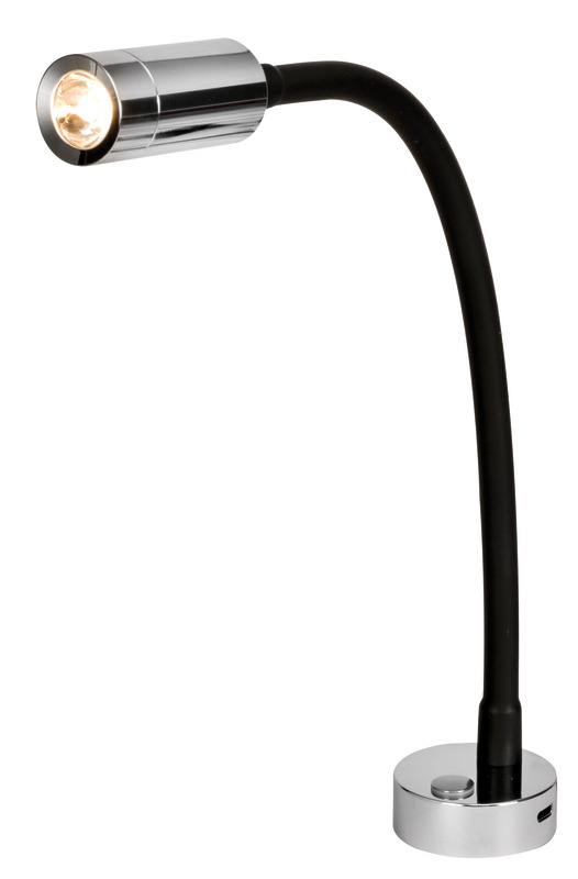 Articulated bedside dimmable LED spotlight