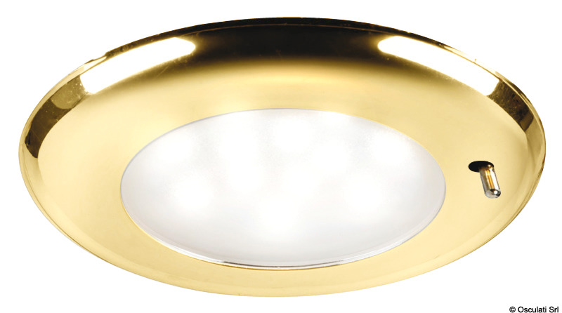 SOLE recessed LED ceiling light golden switch