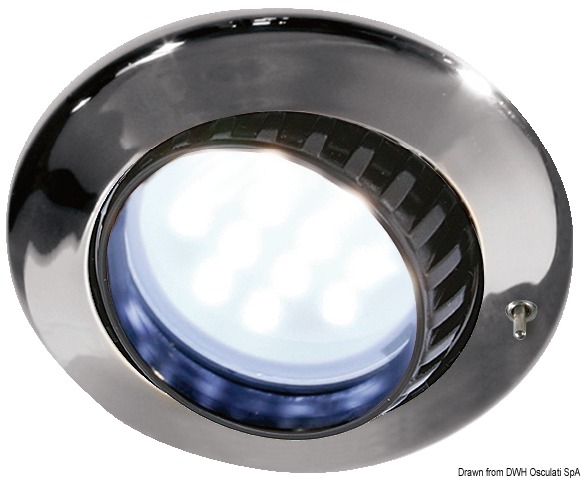 Batsystem Comet spotlight chromed ABS 9 LED