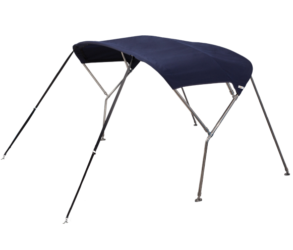 OS SAILBOAT BIMINI STAINLESS STEEL 3 BOW 2.4M-2.7M BLUE