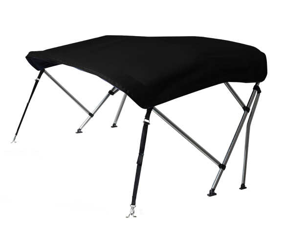 OS WHITEWATER PRO BIMINI 1.7 - 1.9M BLACK SUNBRELLA