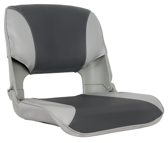 OS SKIPPER SEAT FOLDING UPHOLSTERED GREY/CHARCOAL