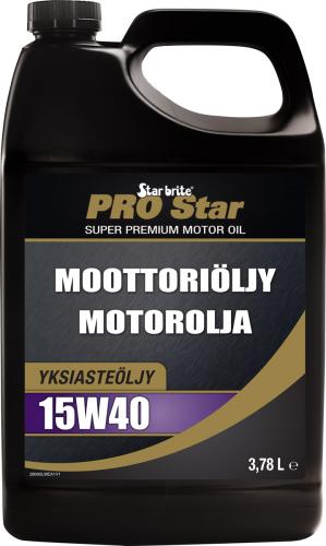 Star brite Pro Star Super Premium Heavy Duty Motor Oil SAE 15W40 3.78L