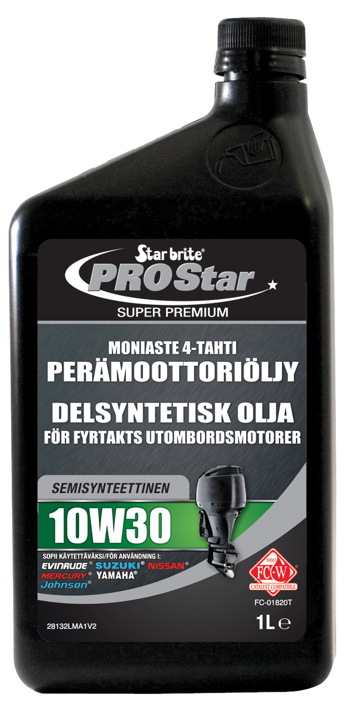 Star brite Super Premium Synthetic Blend 4 Stroke Oil 10W30 1L