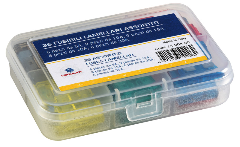 Assorted blade fuses