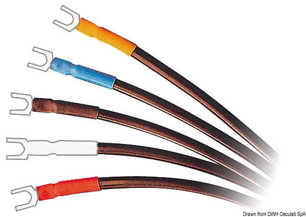 Black heat-shrink sheath 9.5 mm