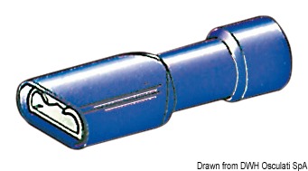 Faston pre-insulated female connector 2.5-6mm²