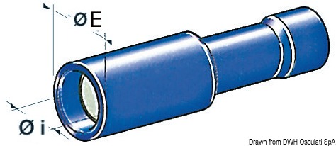 Cylindrical female terminal 1-2.5 mm²