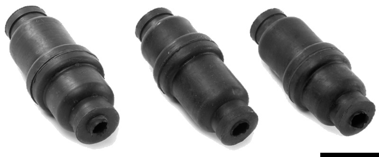 Watertight "flying" plug 2 poles