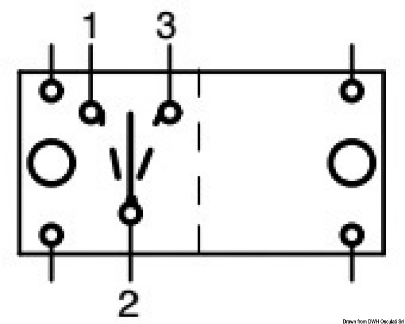 ON-OFF-ON switch 12 V
