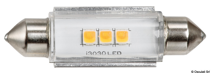 LED bulb white/green