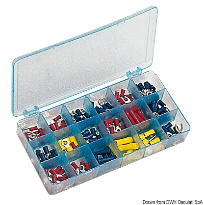 Set of 175 Faston and lugs