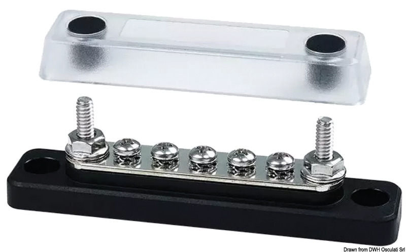 Heavy-Duty Bus Bar Techno electric terminal 2x5