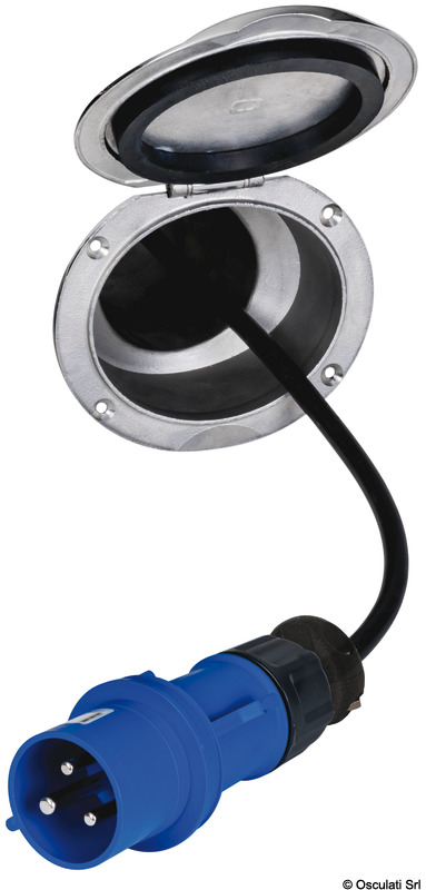 Retractable electric dock cable 16 A