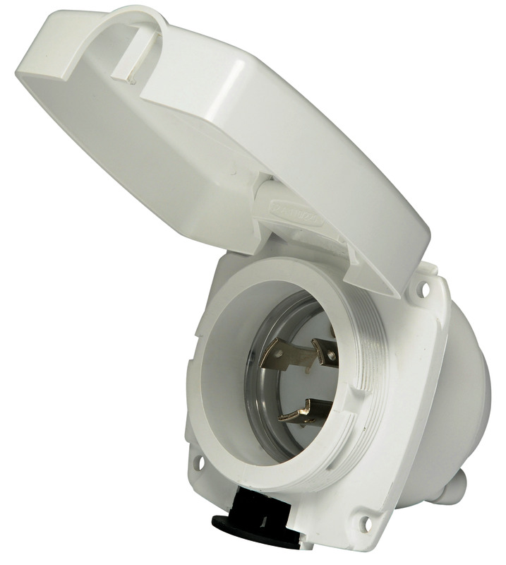 New Edge white socket 30 A