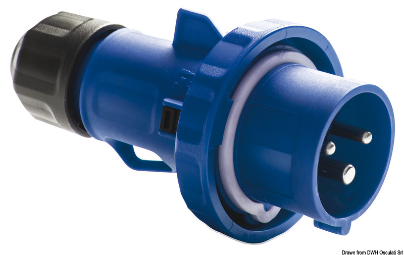 Standard power plug 3-wire male IP67 32A