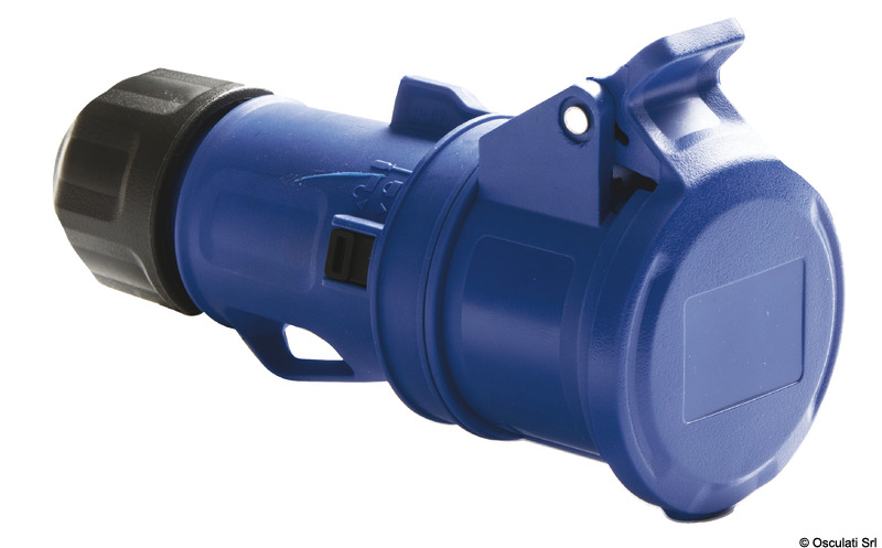 Power plug for deck connection, female 16 A