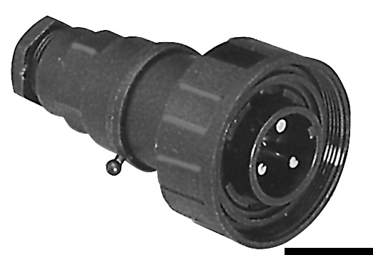 Bulgin 9-pole male plug 5 A