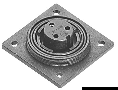 Bulgin 9-pole built-in socket, female contacts