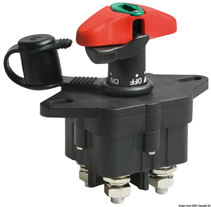 LITTELFUSE dual-polar battery switch with key 250A