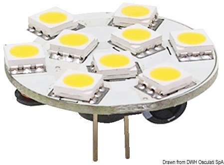 Led Light SMD G4 12/24v rear connection