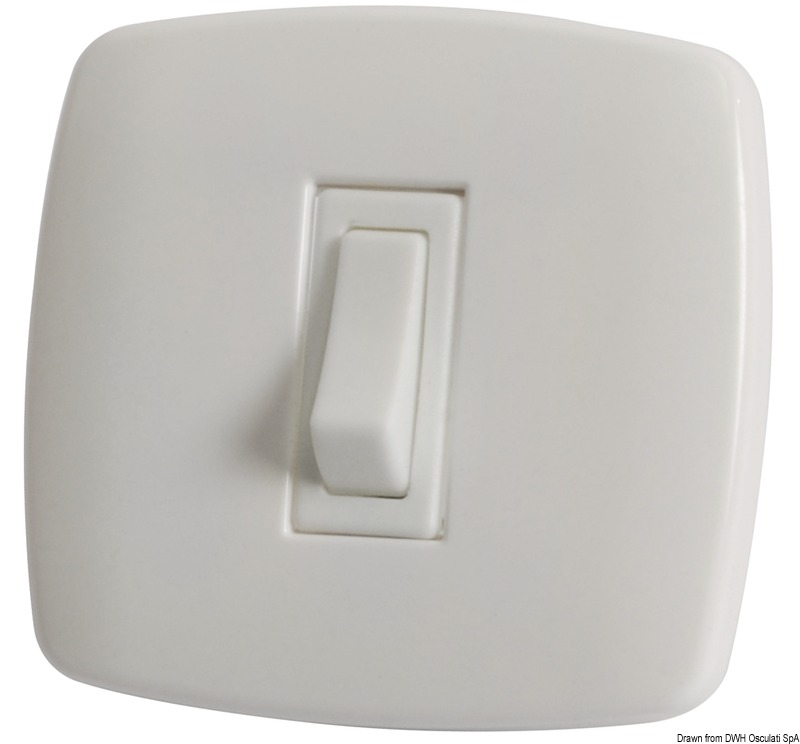 Contemporary switch N. 1 white