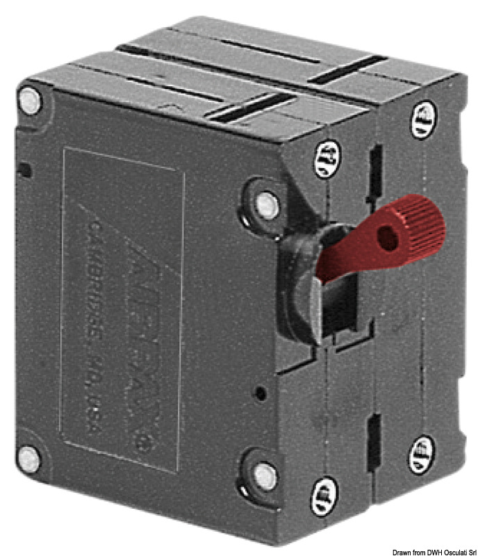 Airpax hydraulic magnetic circuit breaker 20A 80V