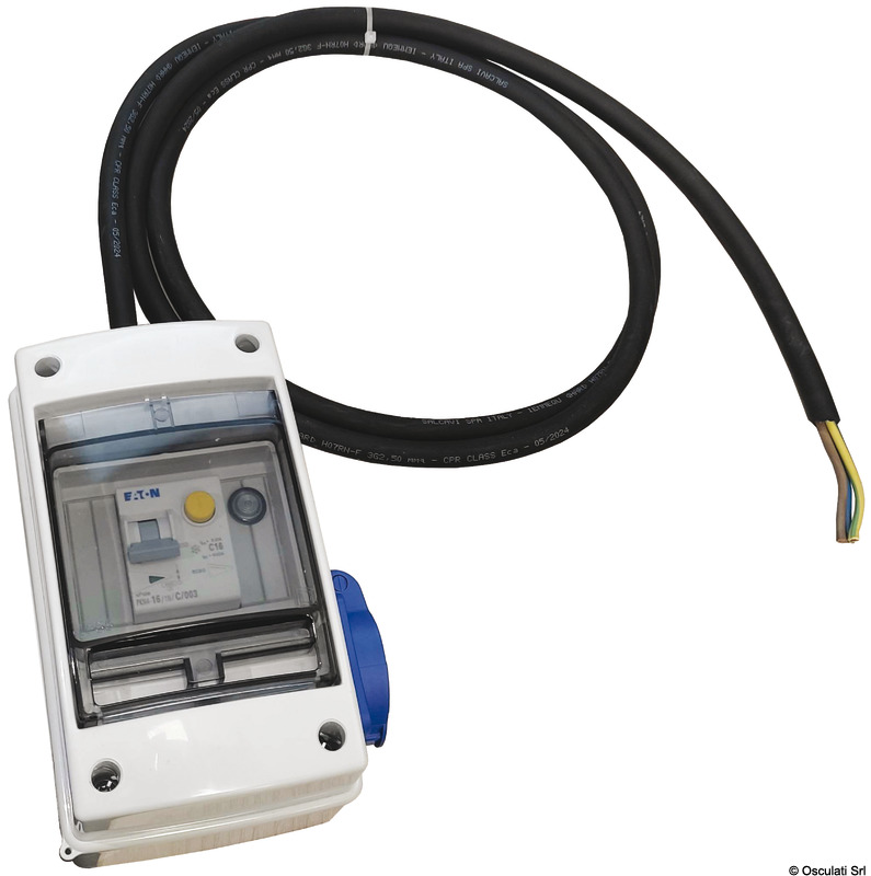 Electric panel 16 A w/Schuko socket